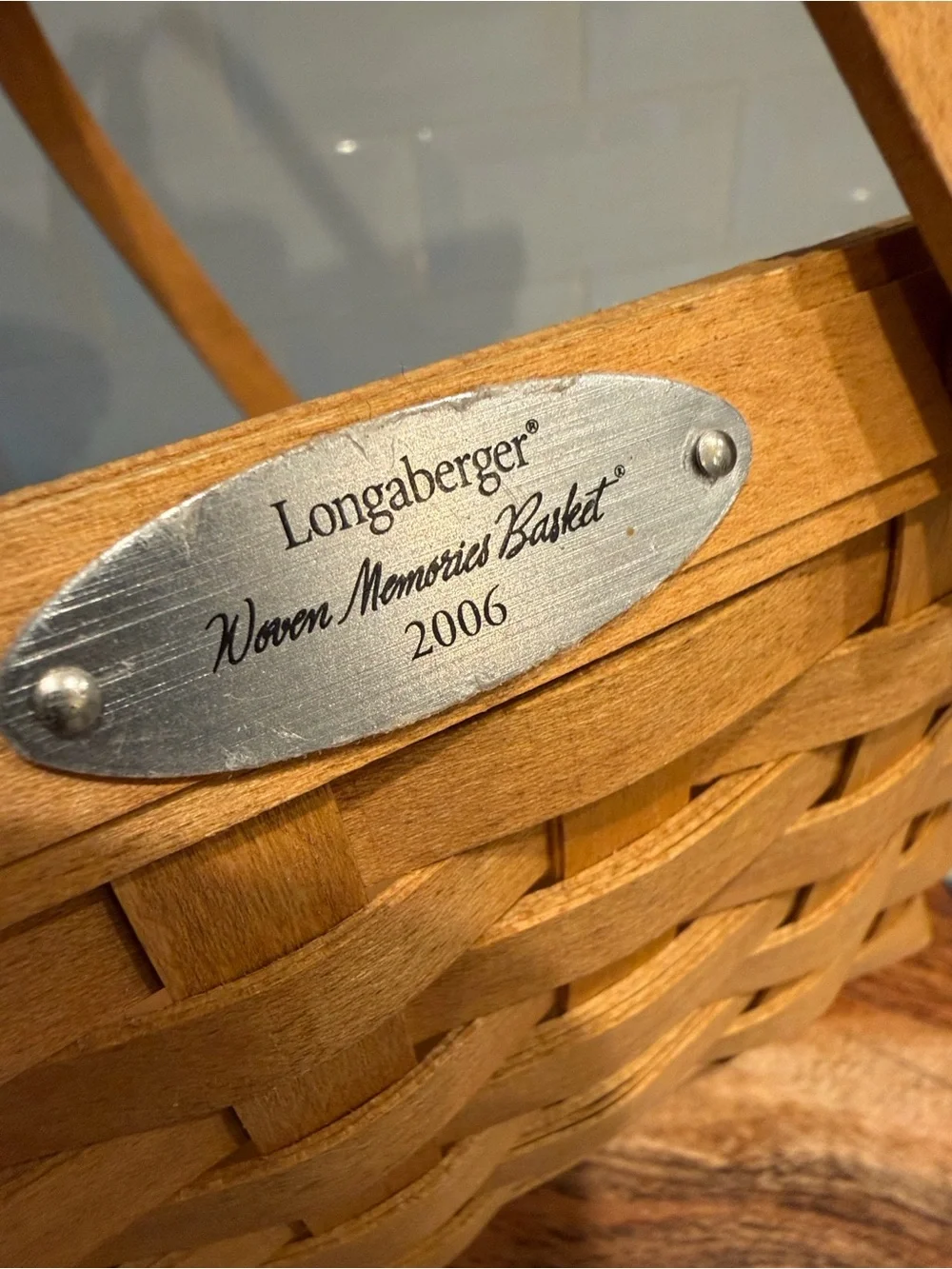 Longaberger Woven Memories Basket with Dual Handles
